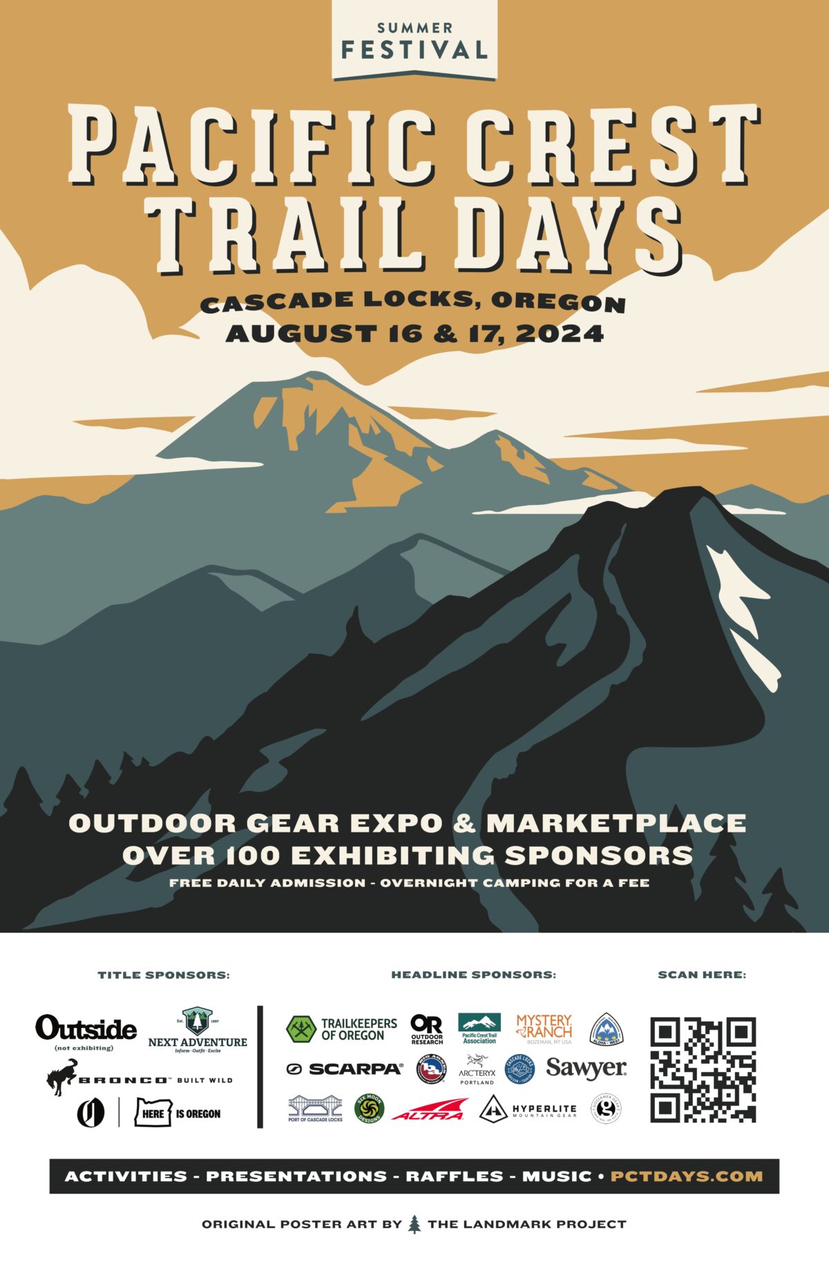 Pacific Crest Trail Days August 16 & 17, 2024 Cascade Locks, Oregon